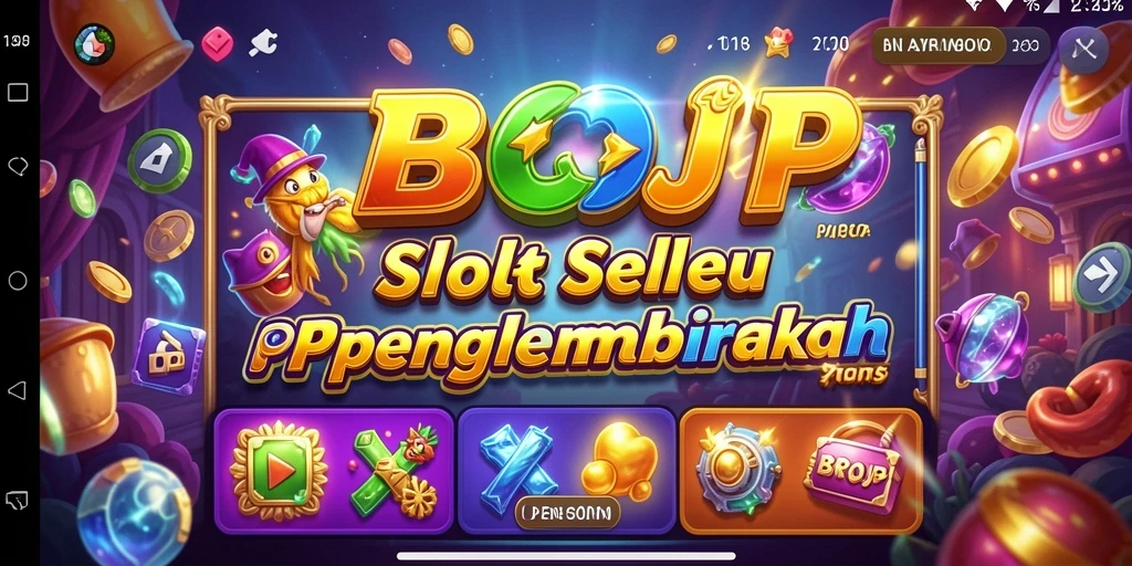 Tampilan gameplay yang memukau dari permainan Slot BROJP.