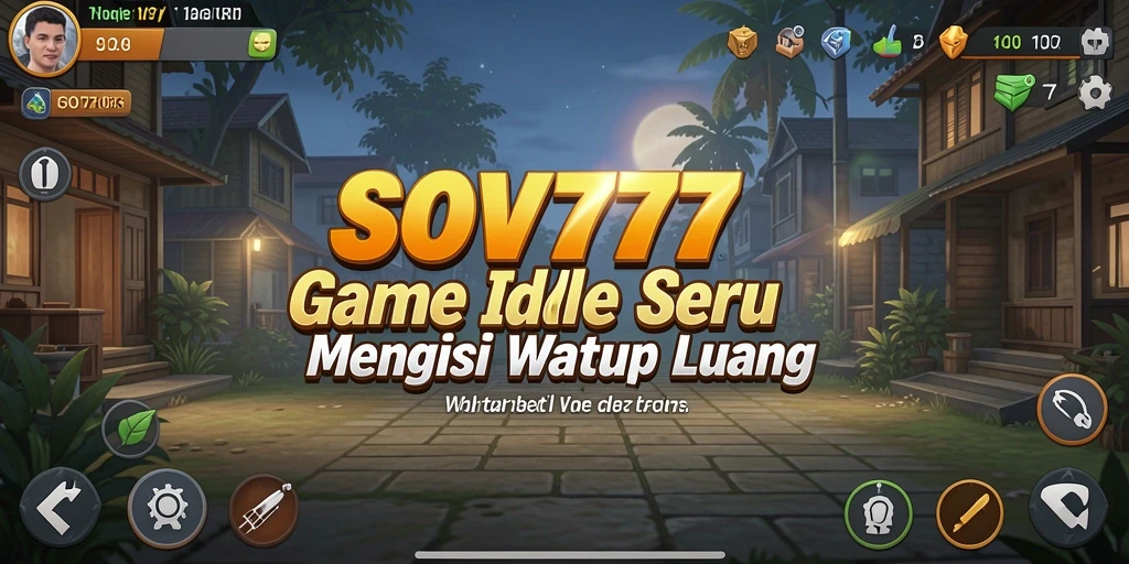 Tampilan gameplay SOV777 dengan karakter yang mengumpulkan sumber daya.