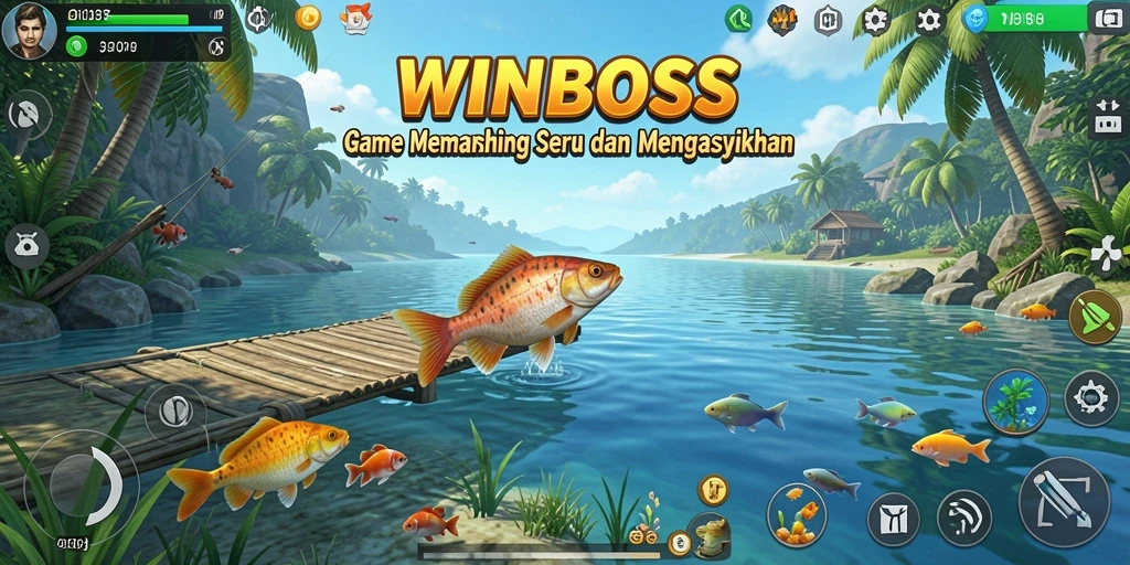 Tangkapan ikan yang menakjubkan dalam gameplay WINBOSS
